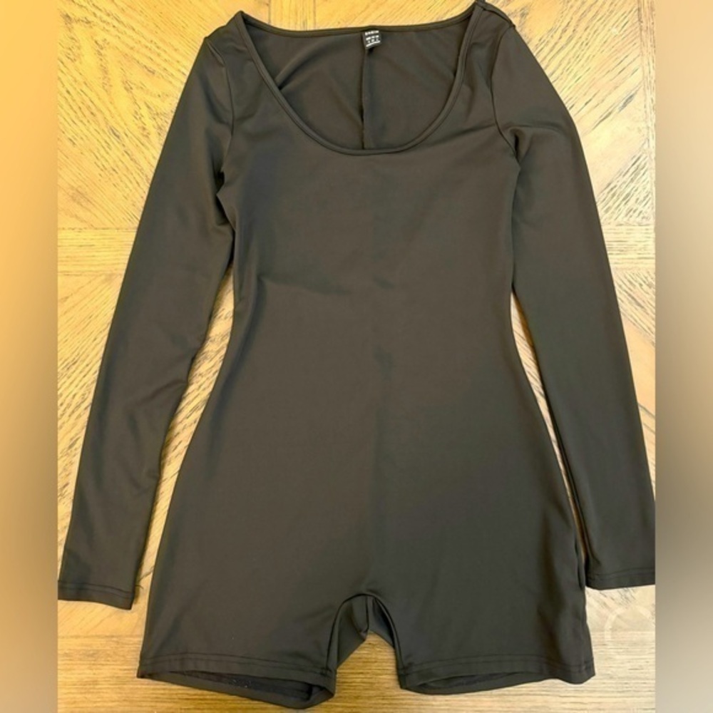 Fitted Long Sleeve Romper